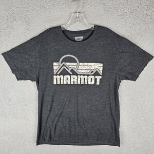 Marmot Gray Short Sleeve Tee